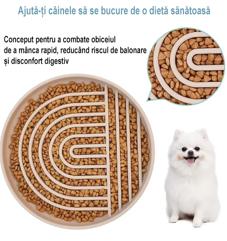 Bol MunchMaster pentru hrănire lentă -  animale de companie